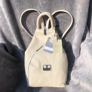 NWT Valentina Italian Leather Sling Backpack